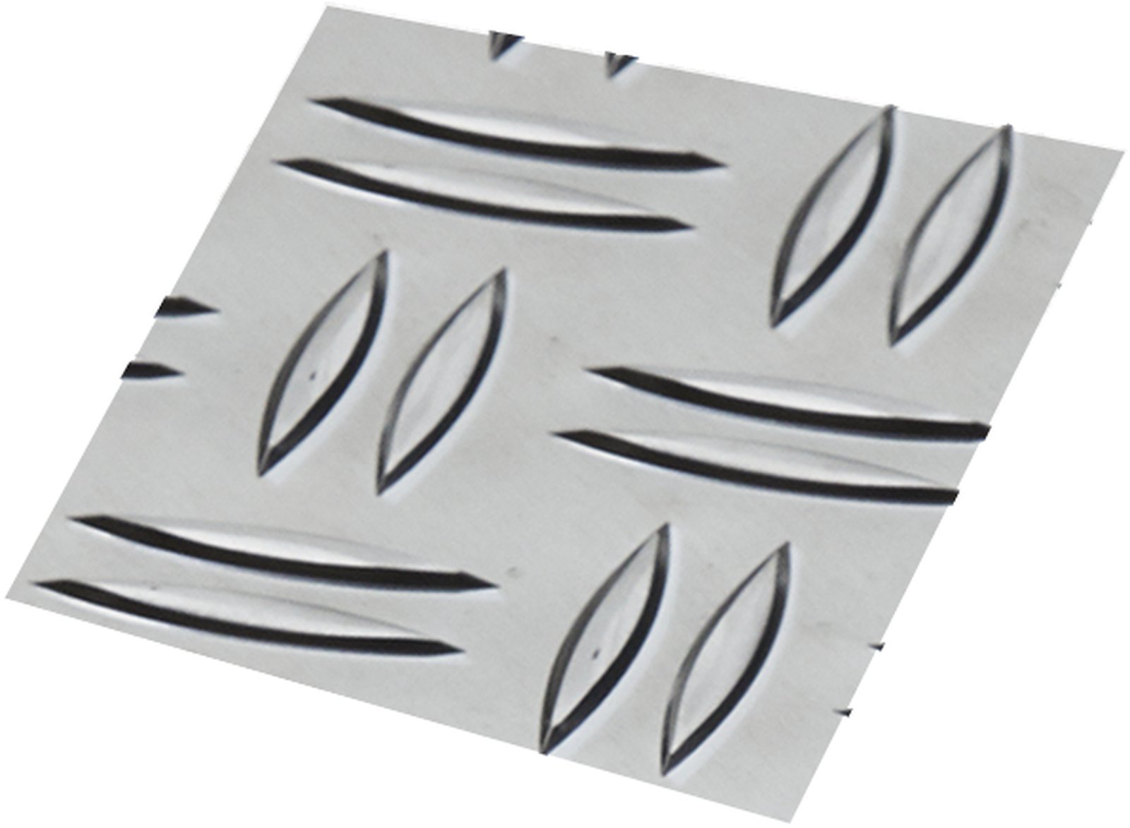 LMX-06RBL-002-3 Aluminium Riffelblech 2,0/3,5 mm Duett W2 (2 Warzen)