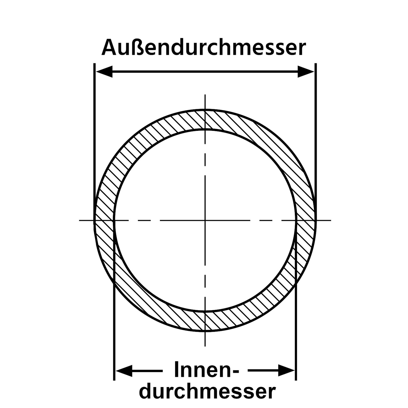 Bronze Rundrohre 71 x 38 mm CuSn12-C | 440 mm