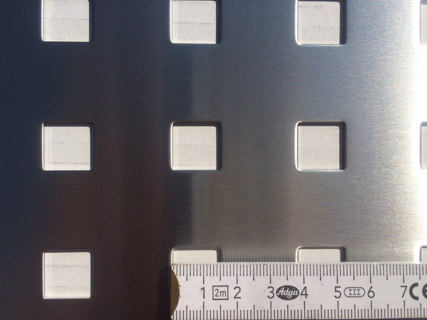 Perforated stainless steel sheet QG 15 - 40 mm | t=1,5 mm