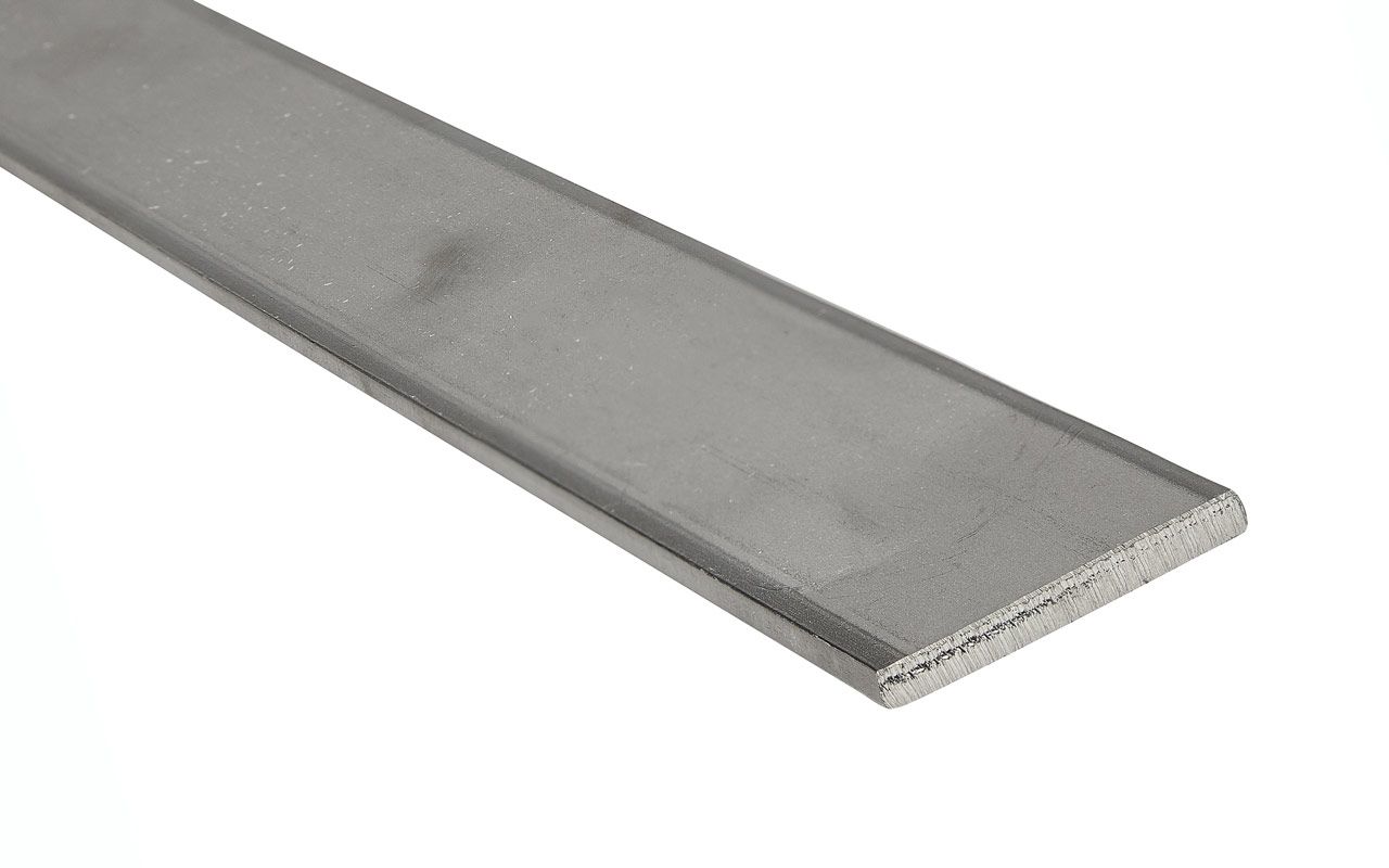 Stainless steel flat bar unground 250 x 10 mm