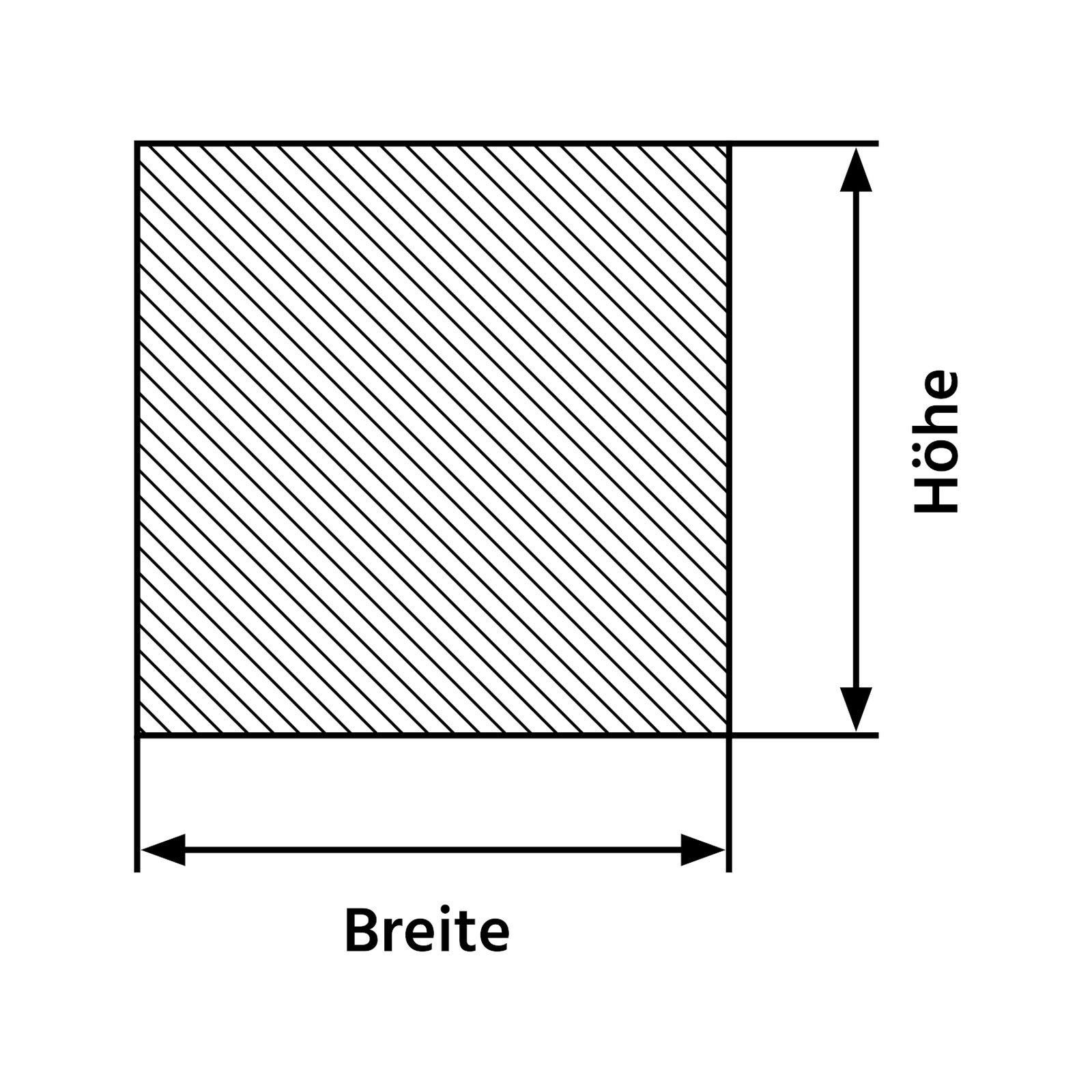 Rotguss Vierkantstangen 32 x 32 mm CuSn7Zn4Pb7-GC | 256 mm