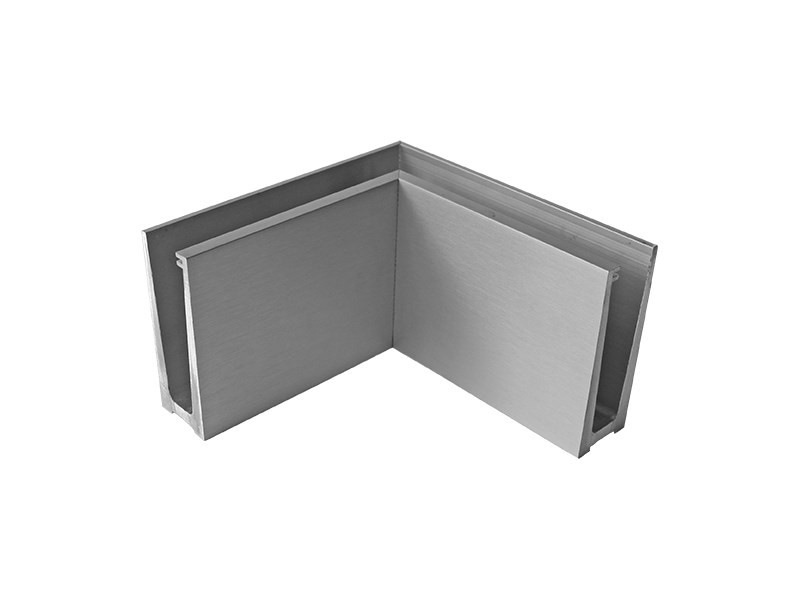 Zubehör für Ganzglasgeländer Profil - Ecke 90° INNENSEITE für Bausatz 1 Zubehör für Ganzglasgeländer Profil - Ecke 90° INNENSEITE für Bausatz 1