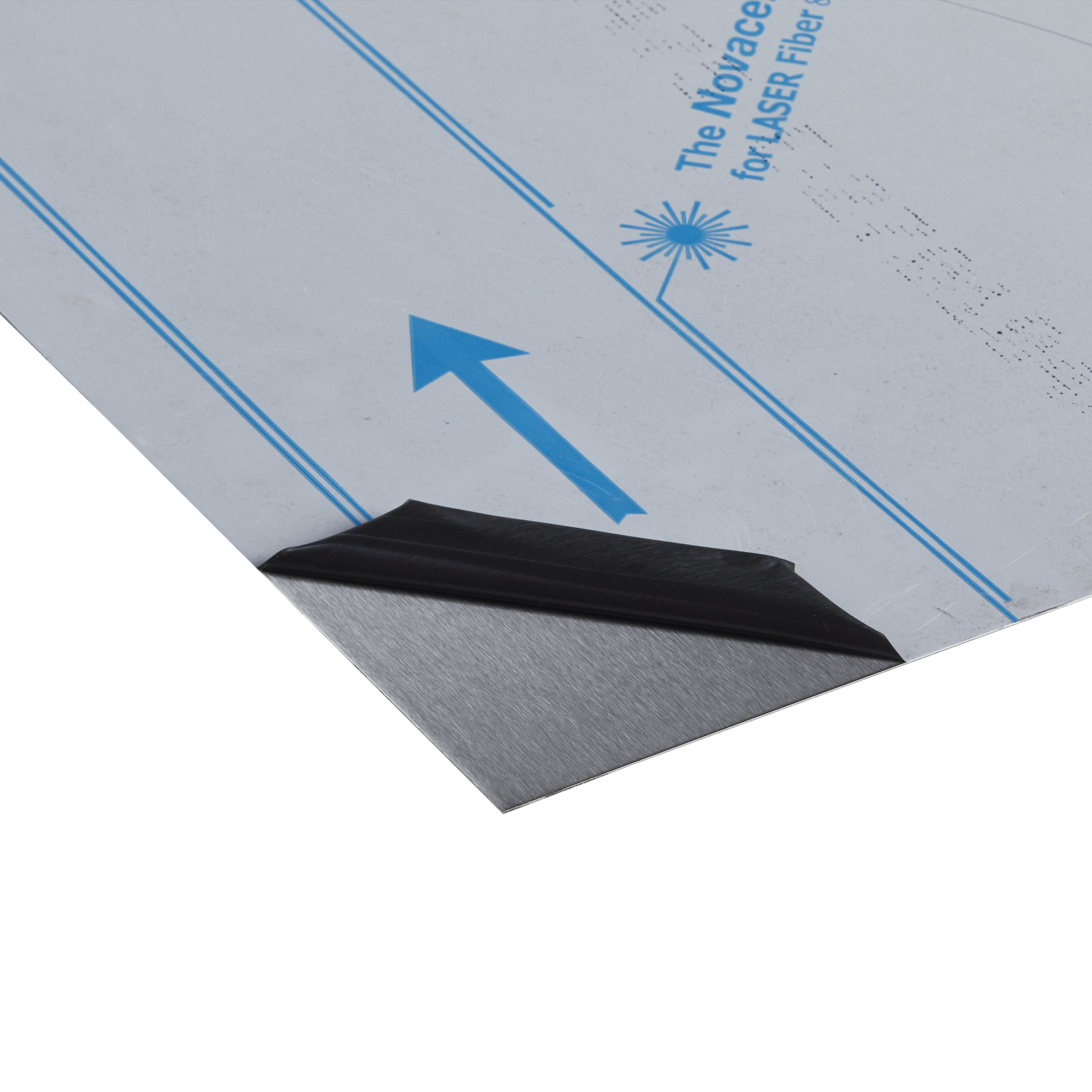 V2A stainless steel sheet K240 ground/brushed