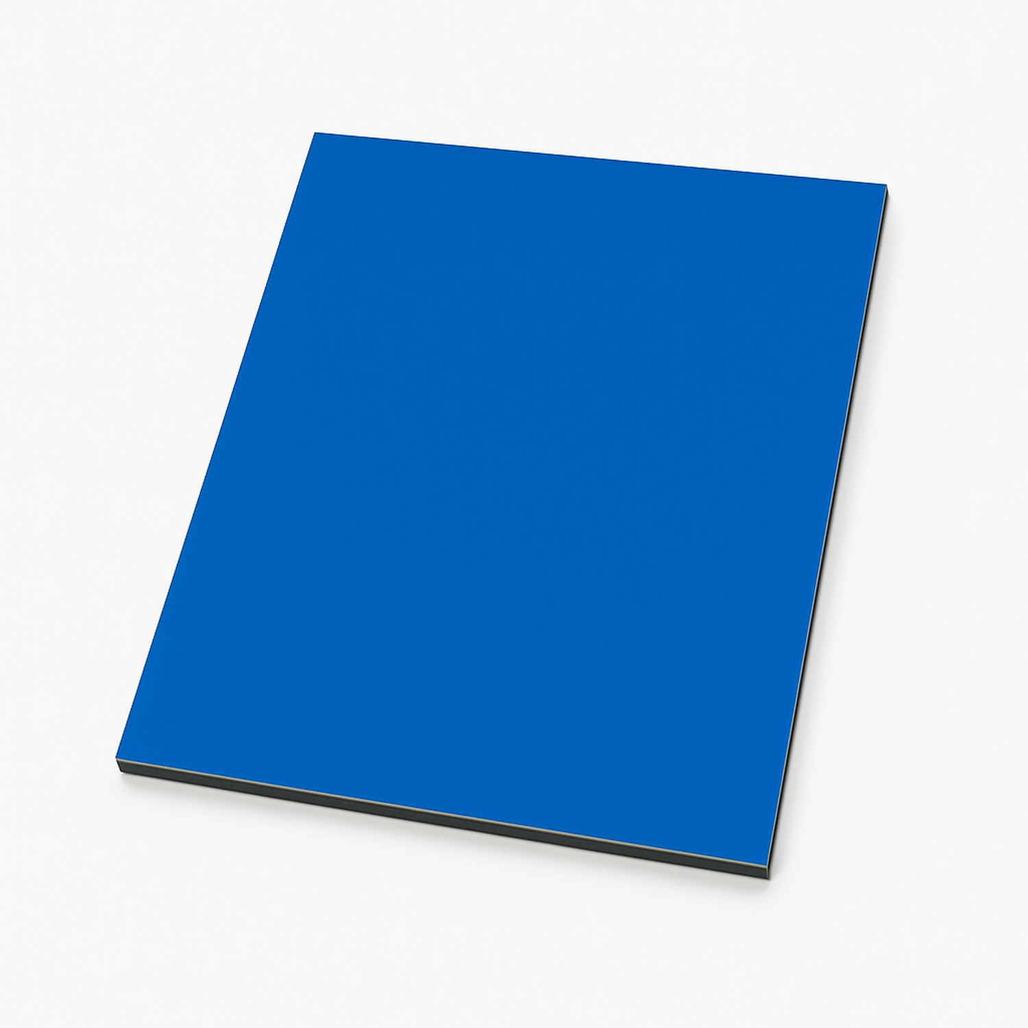 Aluminium composite panel 3 mm | matt/glossy blue on both sides (similar to RAL 5005)
