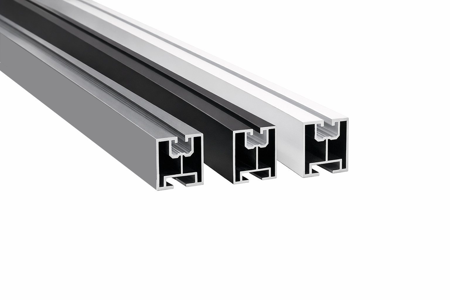 Powder coated aluminium solar profile 40×40 mm