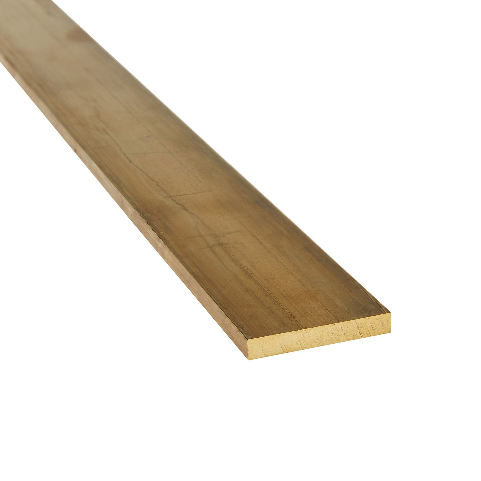 Messing Flachstangen 6 x 4 mm CuZn39Pb3 (Ms58) | 440 mm