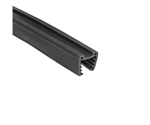 Rubber insert for stainless steel slotted tube handrail || length: 5 m