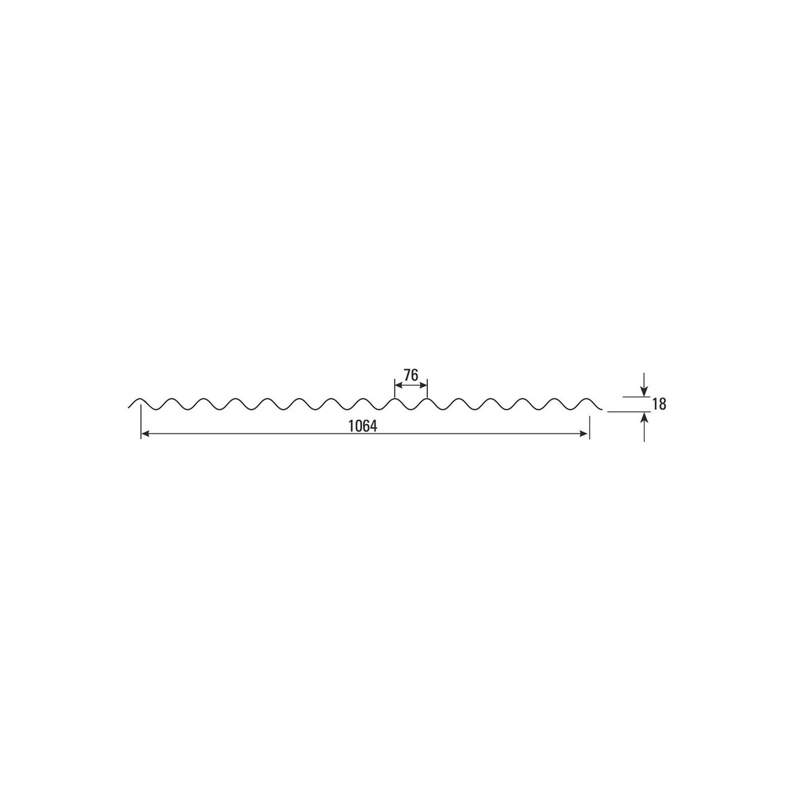 Aluminium Wellblech RAL 9006 (Weißaluminium)