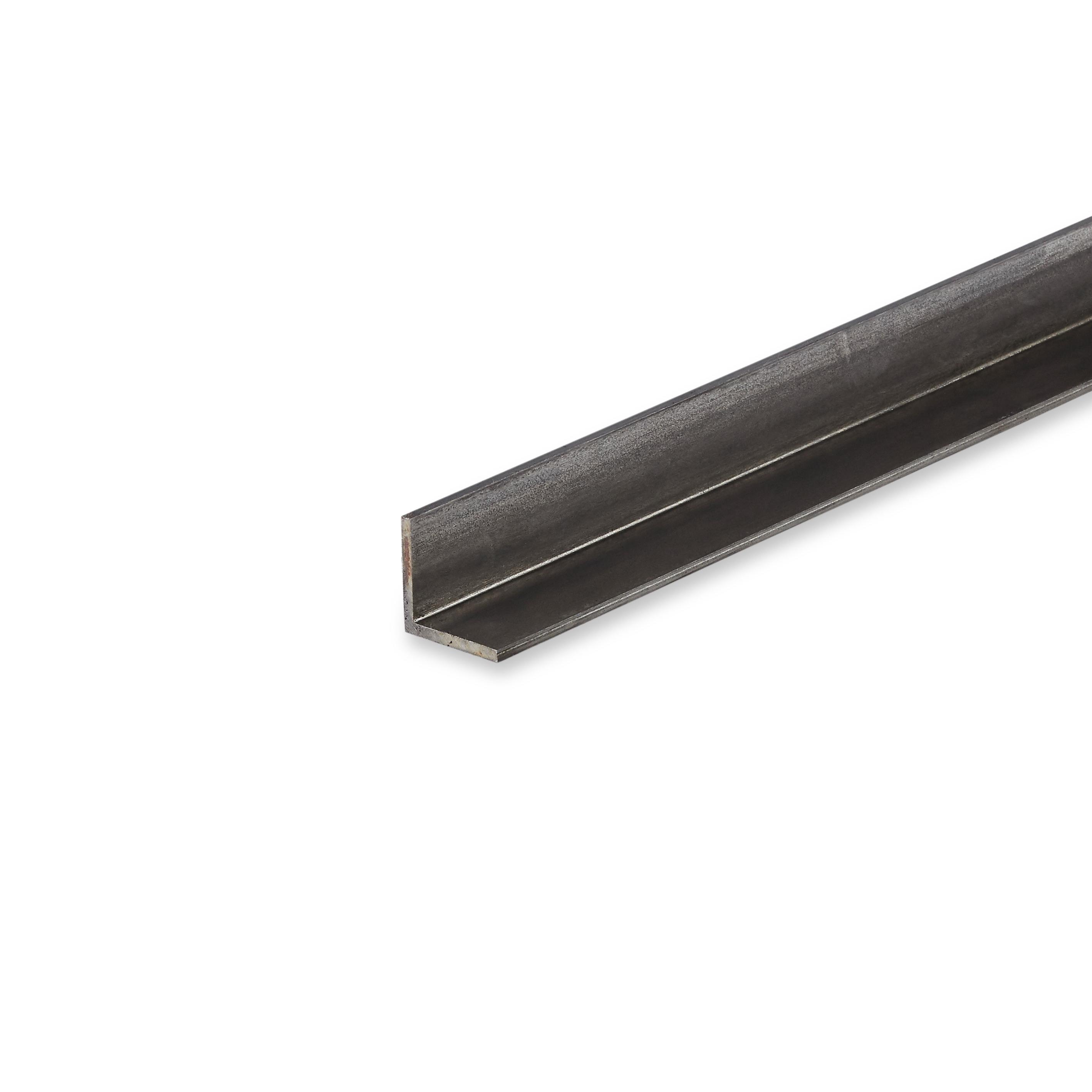 Sharp-edged steel angle  bright (formed from bright steel according to DIN EN 10277) 80 x 40 x 6 mm