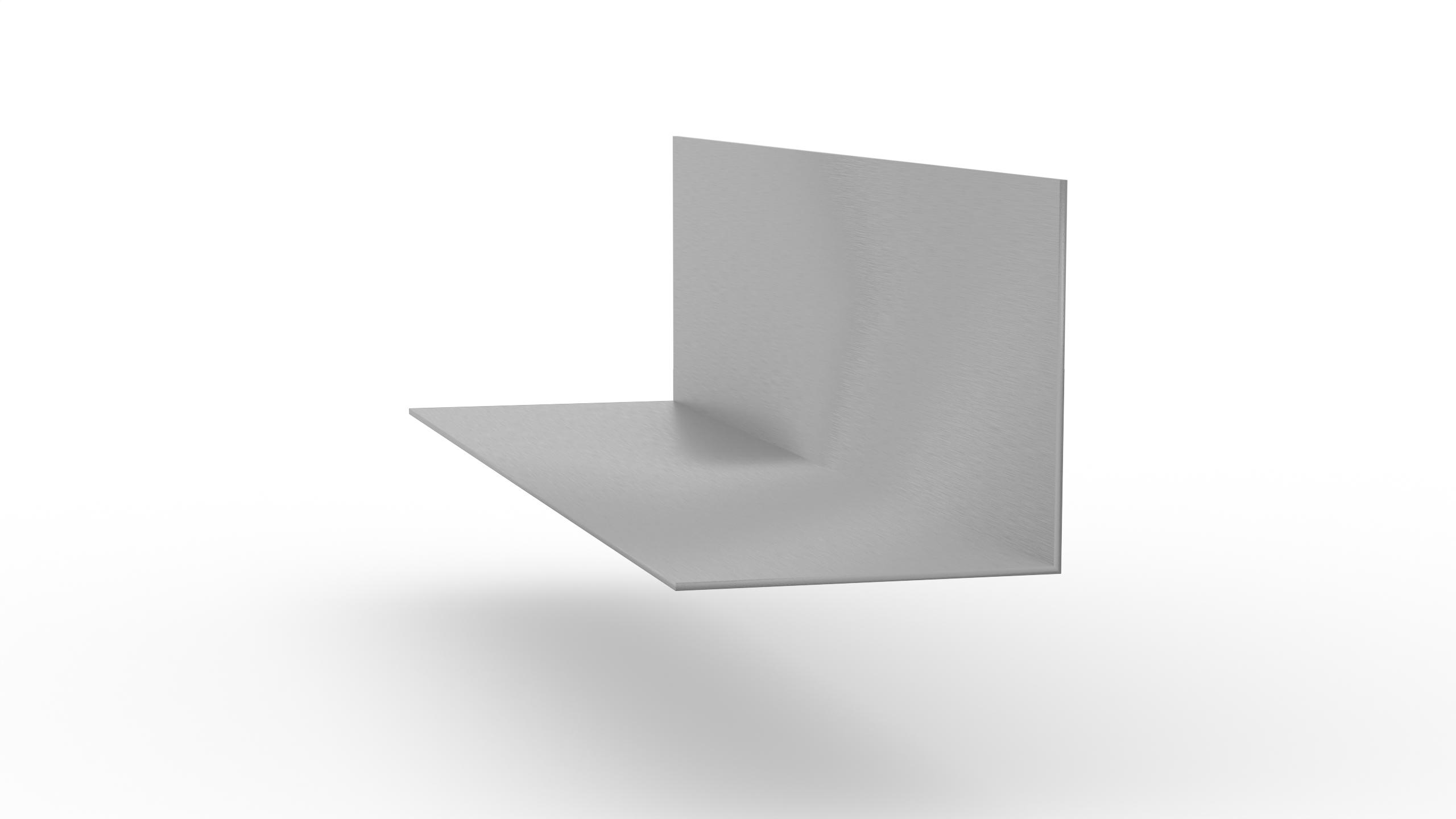 Sheet metal L profile – custom bending aluminium mill finish / rolled finish