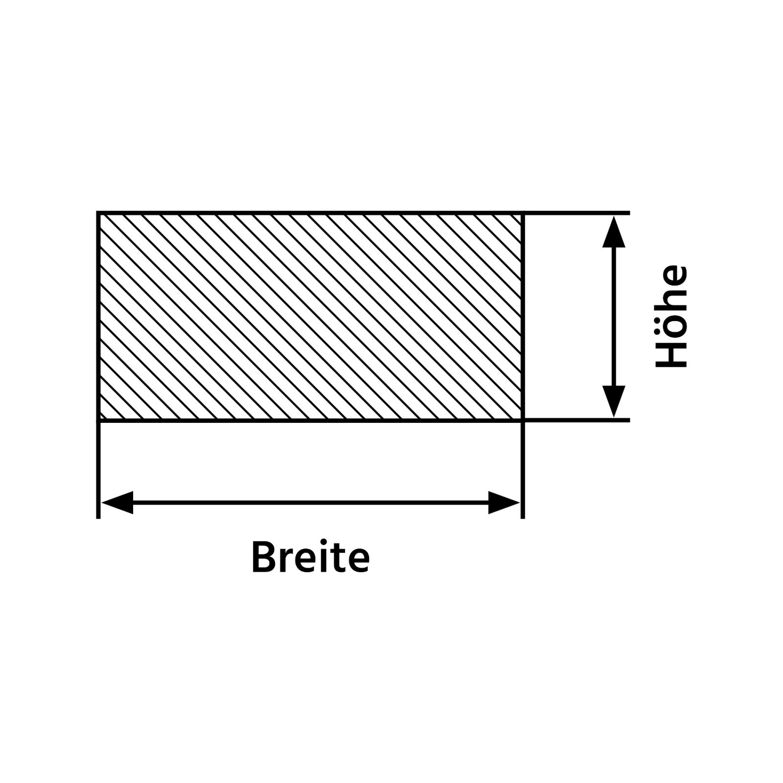 Stahl Flachstahl 50 x 5 mm S235JRC+C (1.0122) | 550 mm