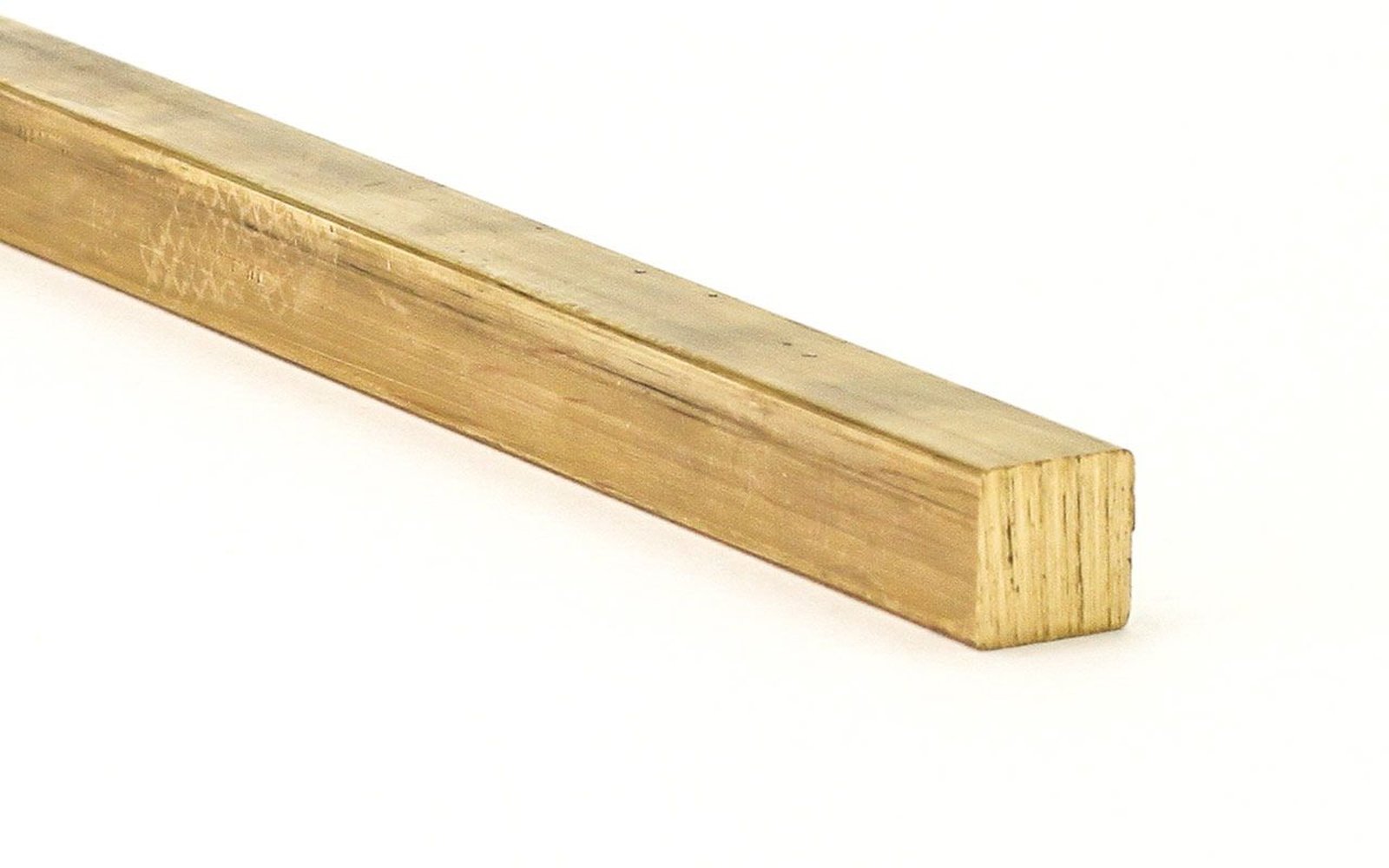 Messing Vierkantstangen 8 x 8 mm CuZn39Pb3 (Ms58) | 150 mm