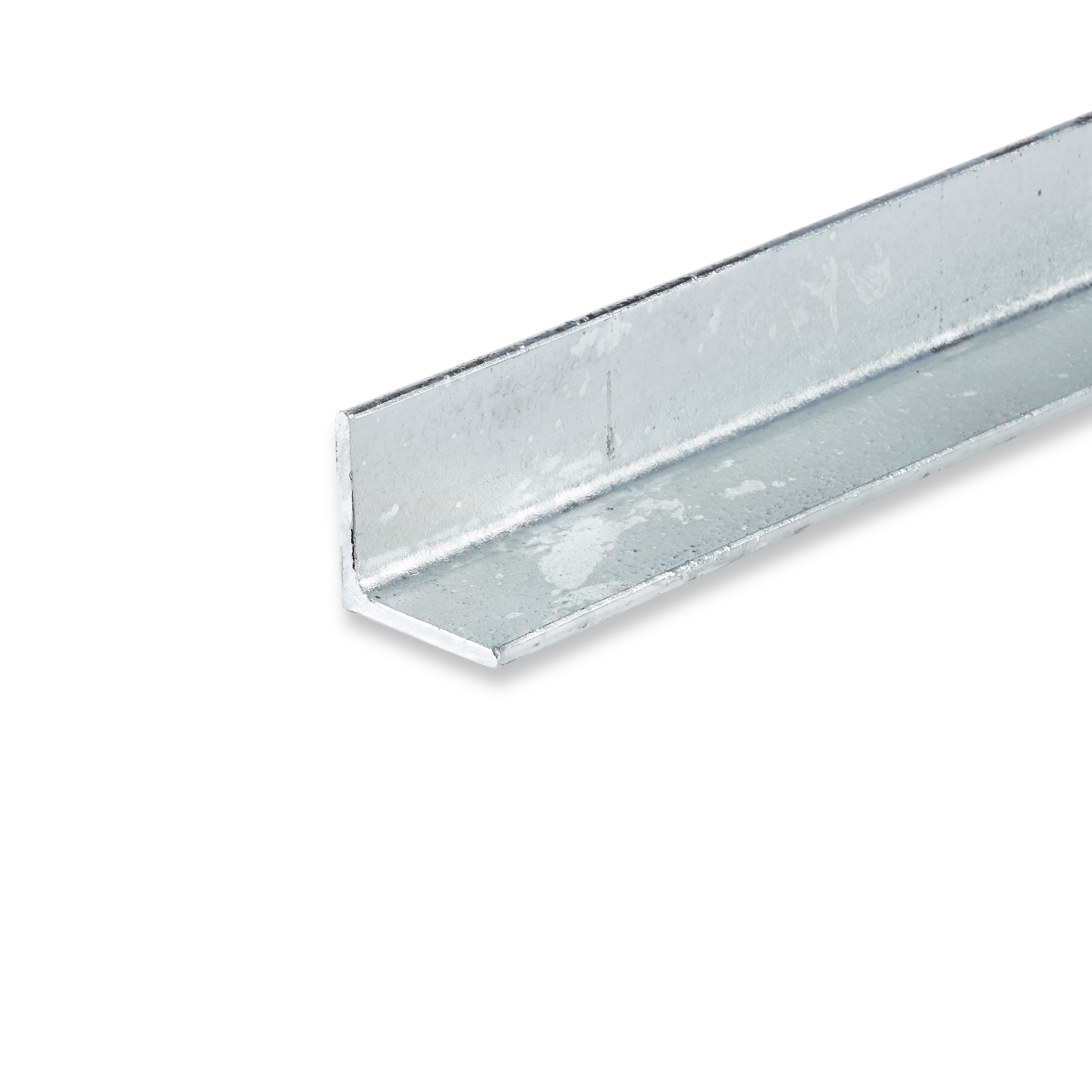 Galvanized rounded steel angle