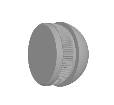 Stainless steel V2A end caps Pipe plugs End caps Closure plugs Railing - Ø 42.4 x 2 mm semicircular solid