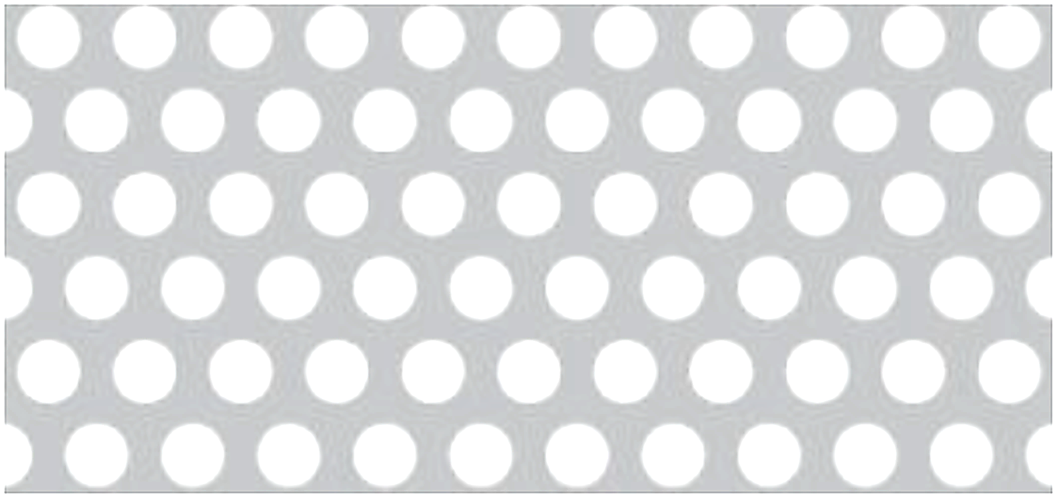Perforated aluminium sheet
