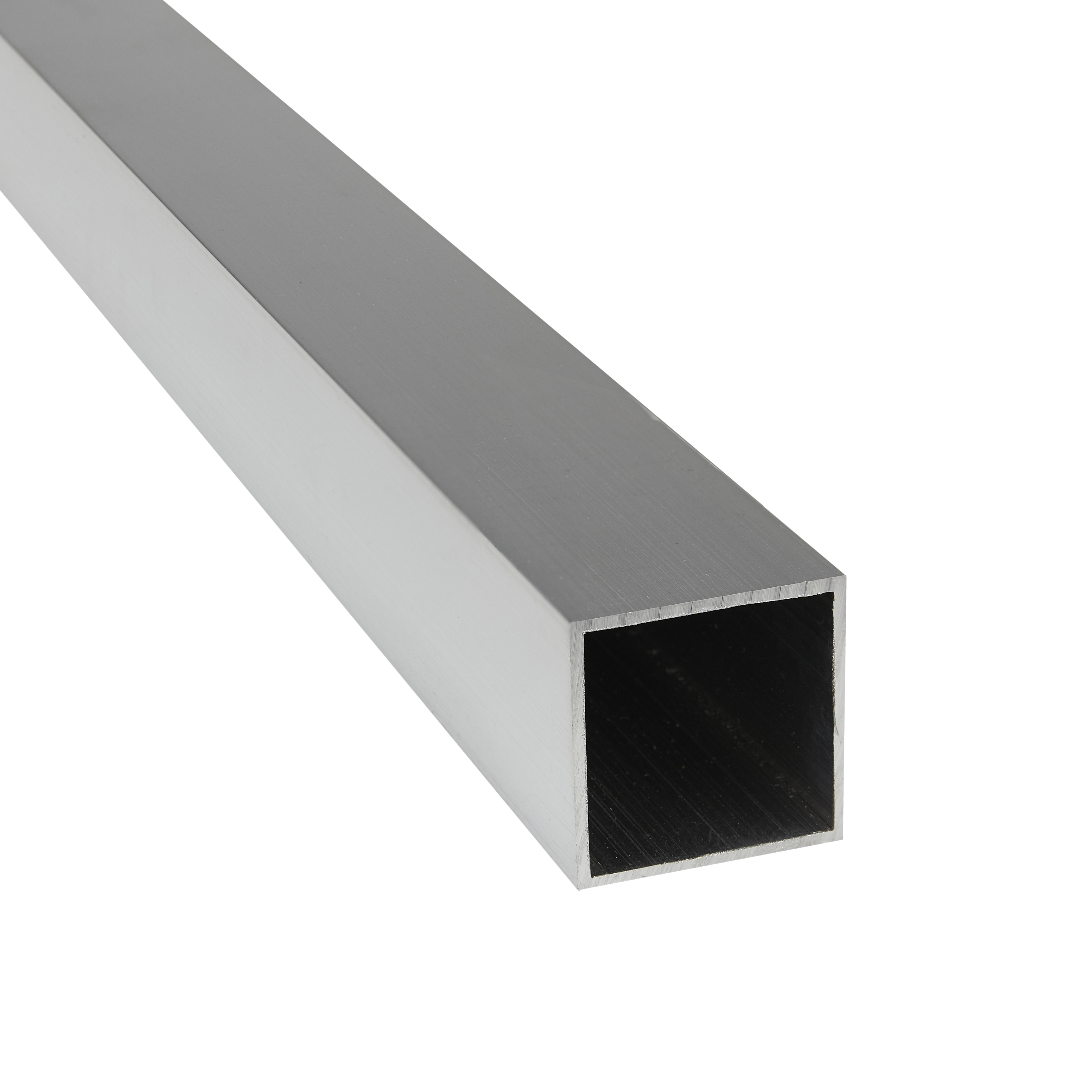 Blank aluminium square tubes