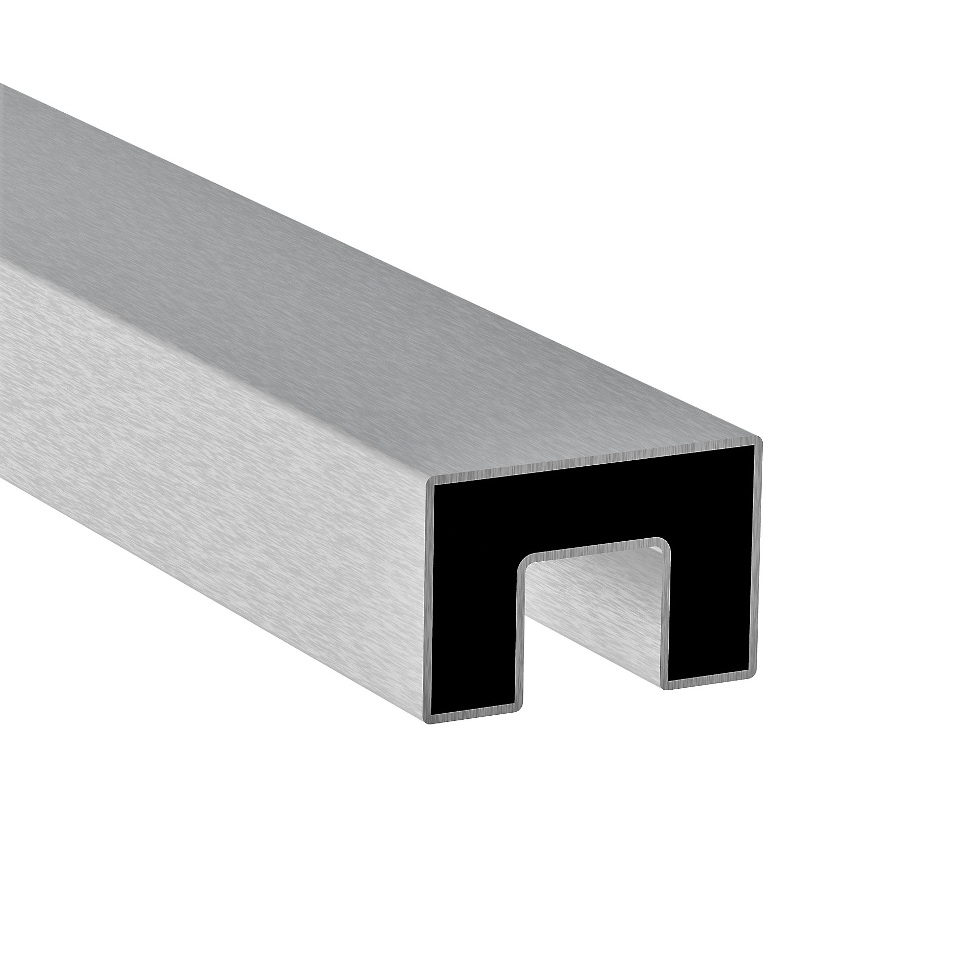 Edelstahl Rechteck 60 x 40 x 1,5 mm [ohne Gummi]