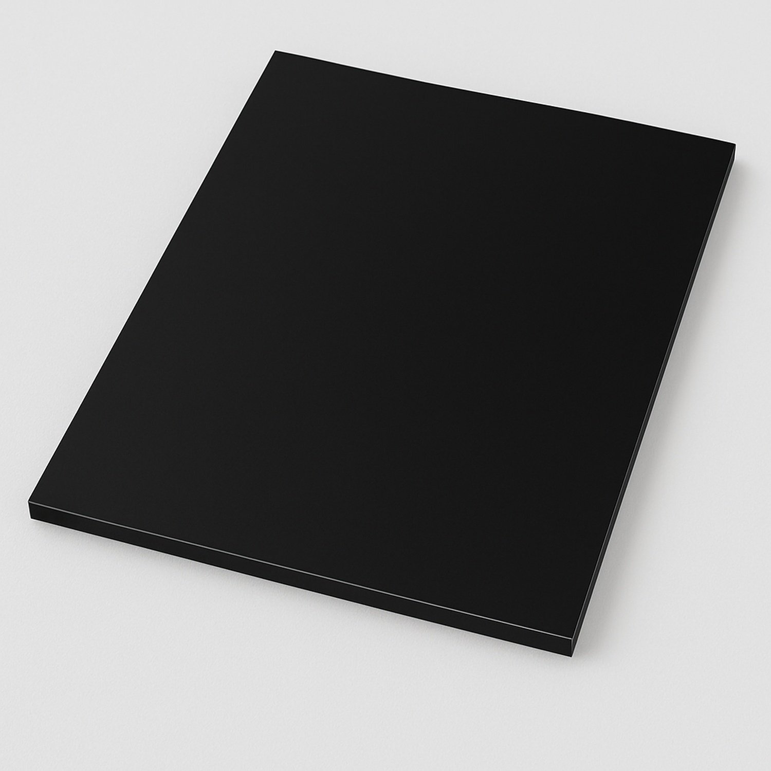 3 mm aluminium composite panel | matt/glossy black on both sides (similar to RAL 9005)