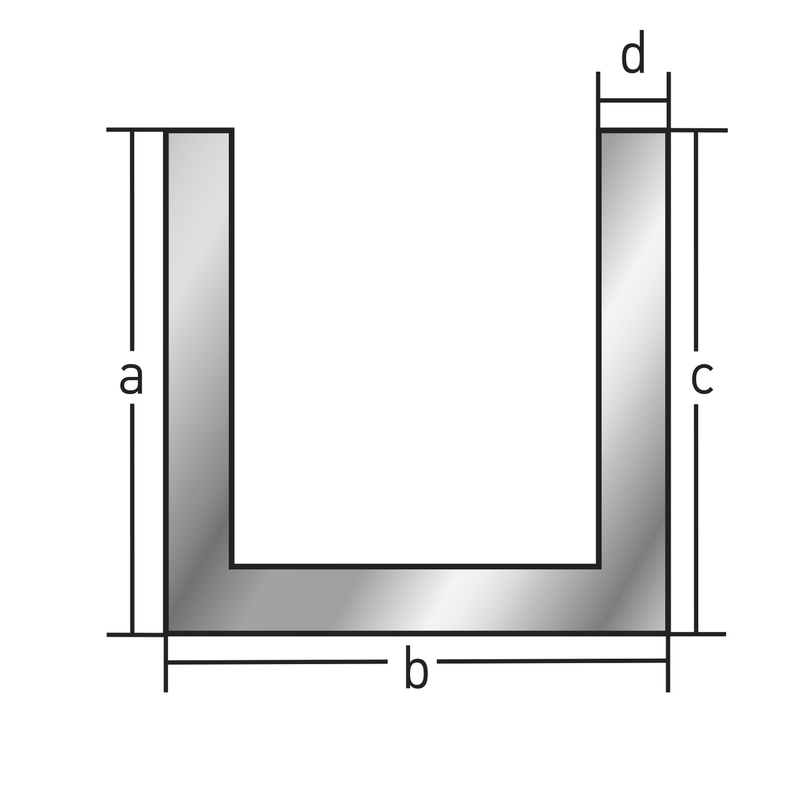 U-Blech (Alu Riffelblech Duett | 1,5/2 mm)