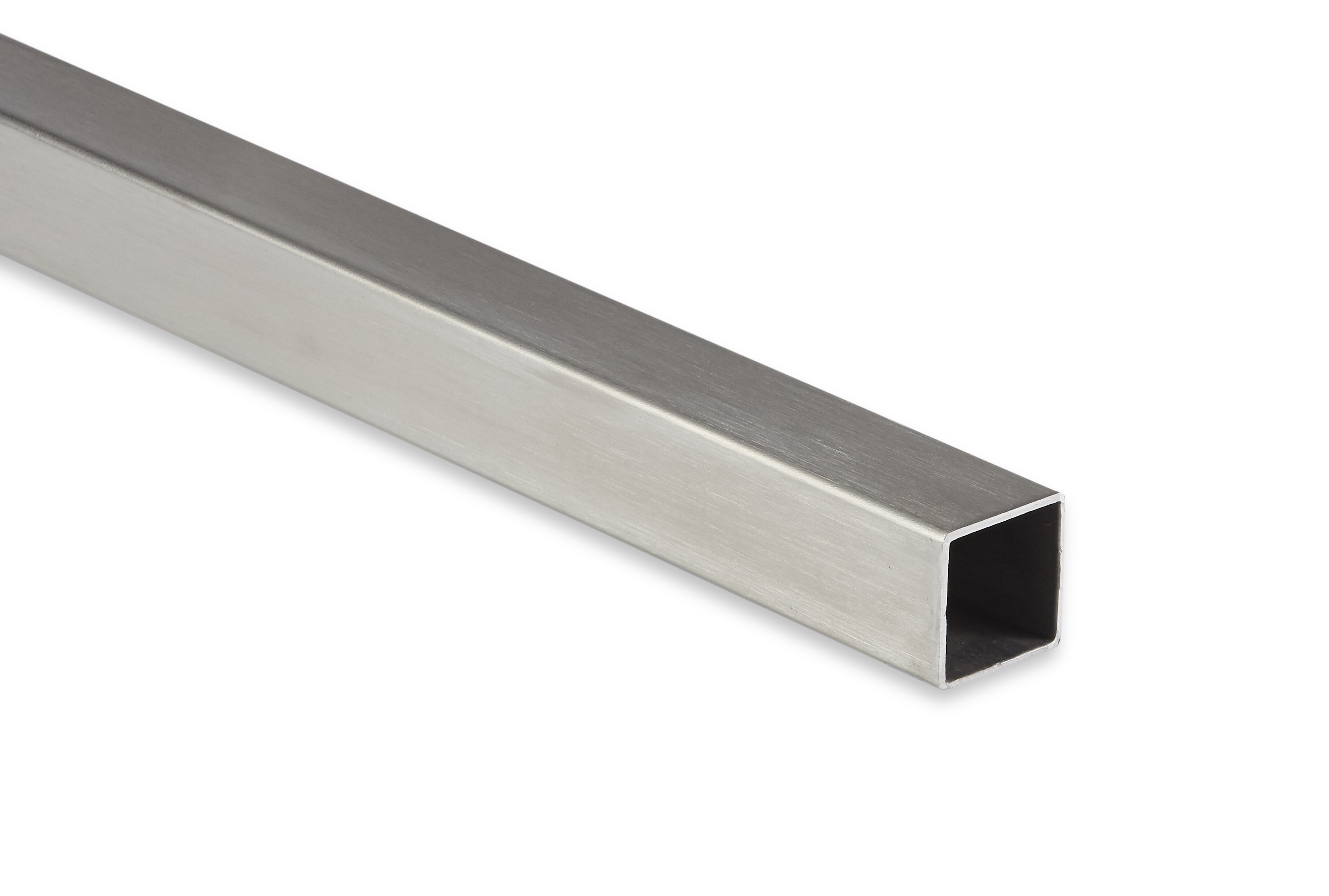 Stainless steel square tube ground K240 100 x 100 x 4 mm