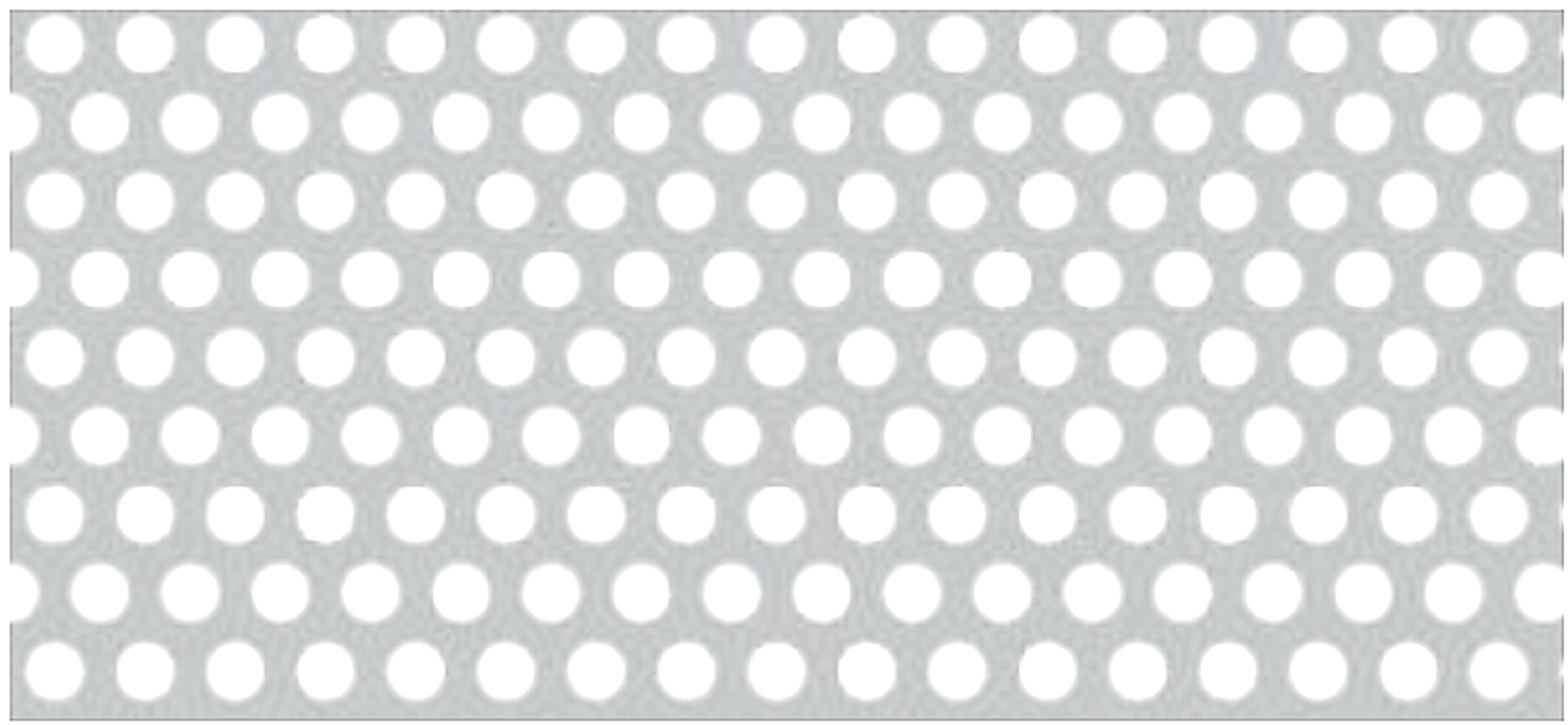 Perforated aluminium sheet