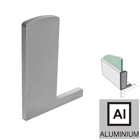 Accessories for all-glass railing profile