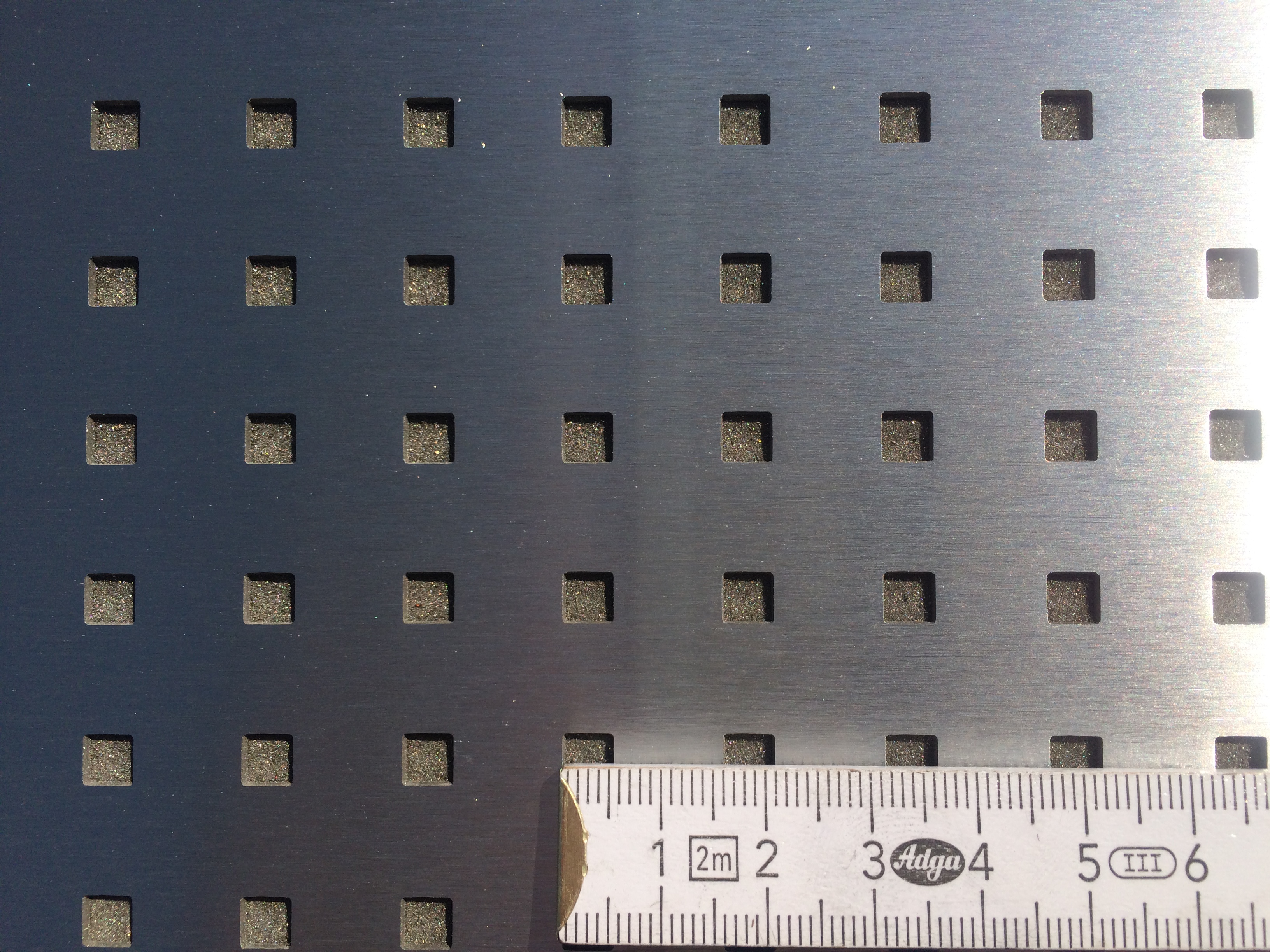 Perforated stainless steel sheet QG 5 - 16 mm | t=1,5 mm
