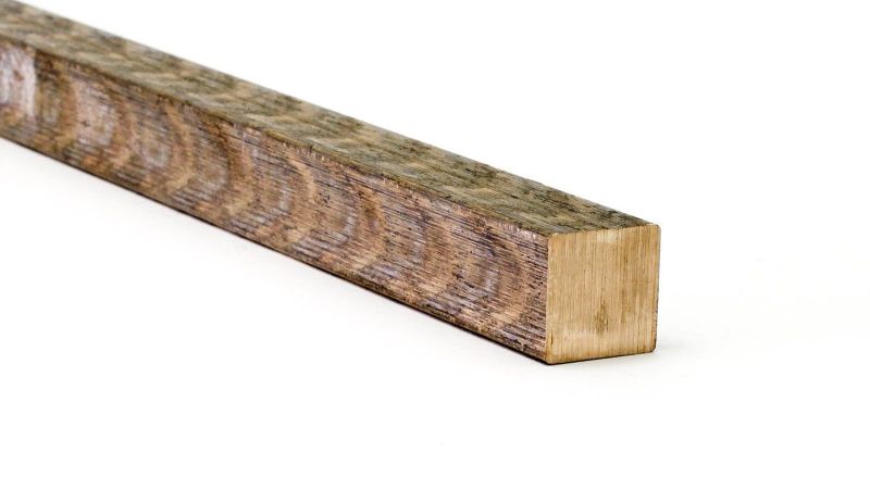 Rotguss Vierkantstangen 52 x 52 mm CuSn7Zn4Pb7-GC | 110 mm