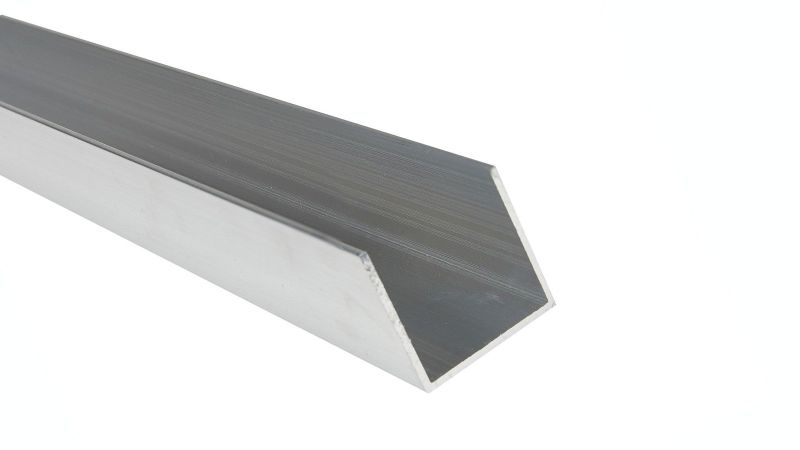 Alu-U Profil "BLANK" 25 x 25 x 25 x 2 mm (Innen 21 mm) AlMgSi0.5 (AlSiMg) | 840 mm